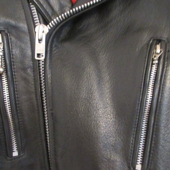 Straight To Hell Defector Black Leather Jacket - Picture 11 of 14